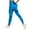 Blue, variant on Women's Seamless High Waist Yoga Pants with Tummy Control, Butt Lifting Workout Leggings for Gym and Fitness, Comfortable Compression Exercise Pants for Women, Athletic Pants for Running and Yoga