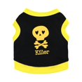 thumbnail image 1 of Ropa para perros y mascotas, chaleco multicolor con calavera asesina para Halloween, ropa de primavera y verano, 1 of 6