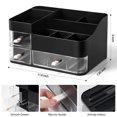 thumbnail image 3 of Livhil Makeup Organizer And Storage, Makeup Organizer Countertop, Black Makeup Organizer with 3 Drawers, 3 of 7