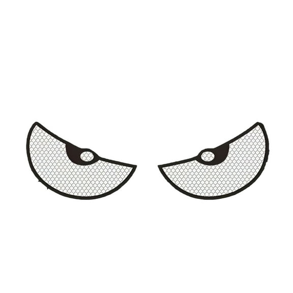 lixuesong 1 Pair Motorcycle Car Devil Eye Reflector Stickers Front Rear Adhesive Decorative Reflective Stickers Vehicle Decoration