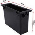 thumbnail image 5 of Caja de almacenamiento en el tablero de la radio estéreo del automóvil Kit de bolsillo 1Din Caja de almacenamiento Accesorios interiores para, 5 of 5
