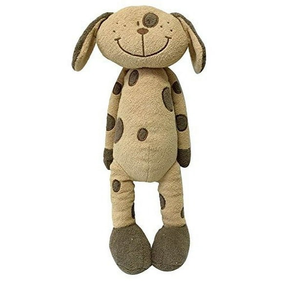 Snuggle Stuffs Plush Sitting Brown Peppered Puppy Dog, 15"