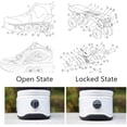 thumbnail image 4 of Chaussures de Patins à Roulettes Déformation Chaussures de Marche Automatiques avec Roue à Déformation à Double Rangée Chaussures de Patinage pour Adultes et Enfants, 4 of 5