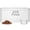 White, variant on 10 lb Rectangular White Metal Pet Food Storage Container with Scoop
