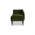 thumbnail image 4 of Jennifer Taylor Home Samuel Tufted Roll Arm Chaise Lounge Olive Green Velvet, 4 of 15