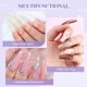 thumbnail image 4 of Kit de uñas acrílicas Saviland All-in-One Beginner, 15 g, transparente, blanco y rosa, 4 of 8