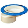 Genova Products 4in. X 3in. Sch. 40 PVC-DWV Offset Closet Flange Adjustable Ring 75