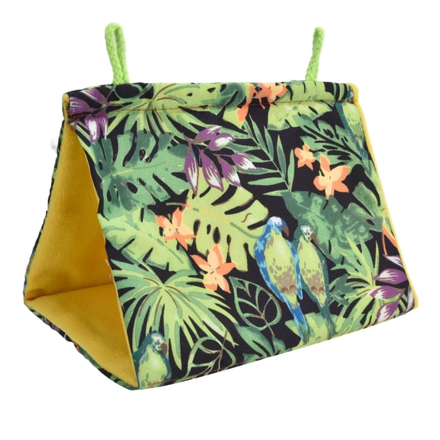 Hut Tent, Soft Shade Washable Bird Triangular For Birds Cage