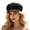 Black, variant on Women Beret Hat Sparkling Sequin Mesh Breathable Lightweight Polyester Festive Party Casual Beige One Size