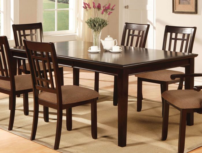 Transitional Dining Table, Antique Oak Brown - Walmart.com - Walmart.com