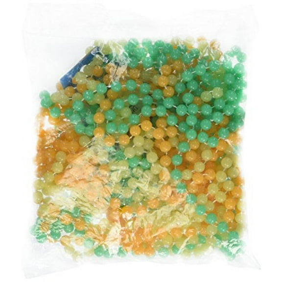 Glow In The Dark Mardi Gras Throw Beads | Package Of 12