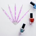 thumbnail image 4 of ADDHAT 5Ud Herramientas Doble Punta Para Nail Art En Púrpura Con Material Duradero Para Manicura, 4 of 8