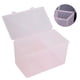 thumbnail image 3 of Organizador de decoración de uñas ANGGREK contenedor de Diseño de partición gran capacidad transparente para almohadillas de algodón, 3 of 8
