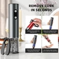 thumbnail image 3 of EssPur Rechargeable Electric Wine Opener Gift Set: Wine Opener, Aerator, Vacuum Stoppers & Foil Cutter - Wine Lovers Gifts for Women Men, Mom, 3 of 7