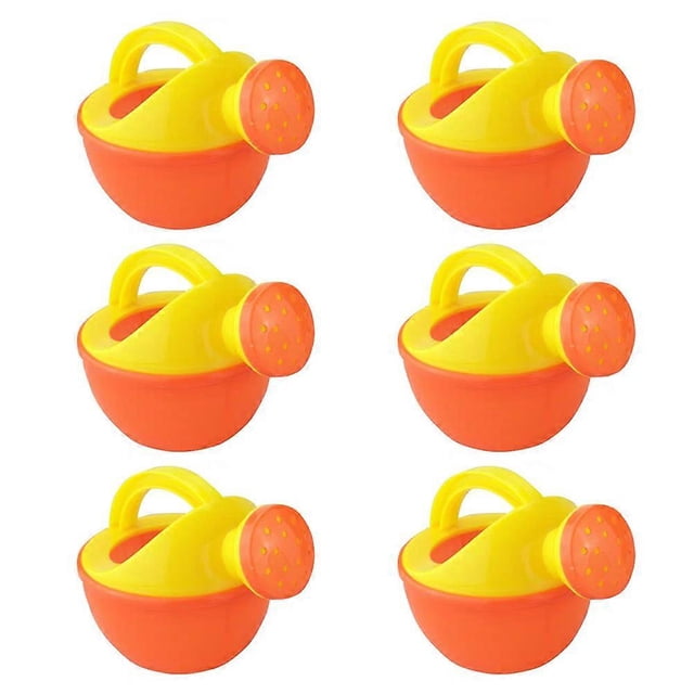 6 Pcs Children Watering Pots Gardening Watering Can Plastic Watering Kettle