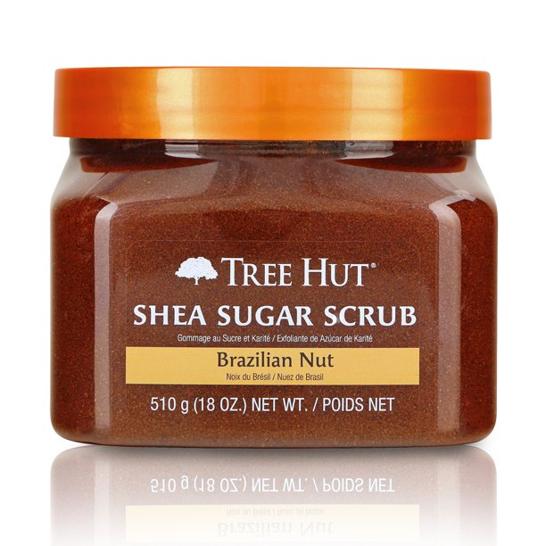 Tree Hut Shea Sugar Scrub Brazilian Nut, 18 oz