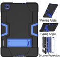 thumbnail image 2 of Mignova for Samsung Galaxy Tab S6 Lite 10.4 inch Case Kids Friendly Heavy Duty Drop Shock Proof Armor Defender for Samsung Tab S6 Lite 10.4 inch 2020 2022 Model SM-P610 P613 P615 T619 (Black+Blue), 2 of 6
