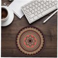 thumbnail image 5 of Mouse Pad Computer Mat Game Carpet Laptop Mousepad Vintage Round Anti Slip 20cm Diameter 2mm Thickness Computer Peripheral Accessories, 5 of 5