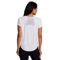 thumbnail image 3 of RBX Active Women's Quick Dry Short Sleeve Workout Top with Mesh Panels, 3 of 5