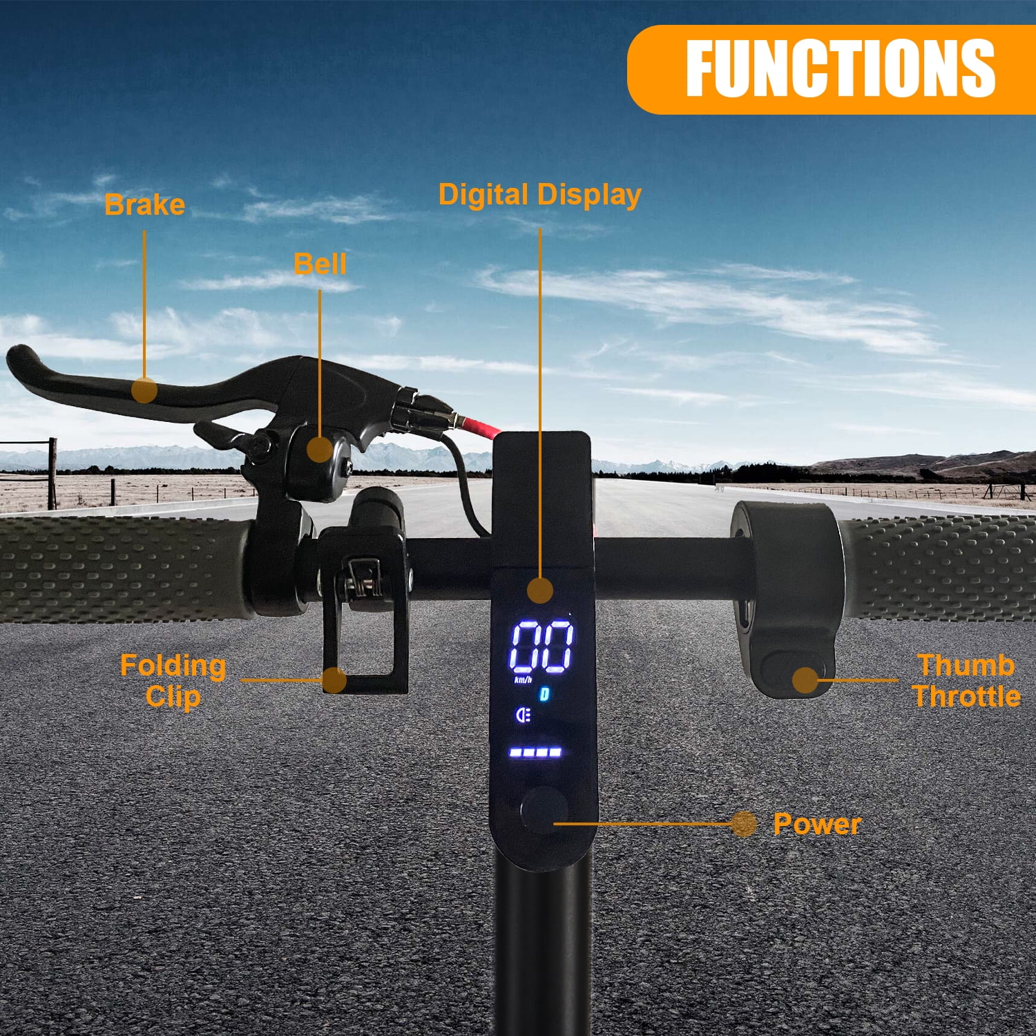 Electric Scooter Adults, Foldable 8.5"/10" Tires E Scooter for Adults, 19 Mph, 350W/500W Motor Fast Scooter, Kick Scooters Max 21 Miles Long Range for Commuting, Heavy Duty E-Scooter, Christmas