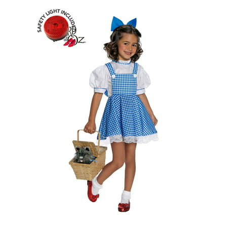 Wizard of Oz Dorothy Deluxe Costume Kit With Safety Light - Kids