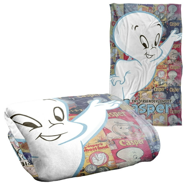 Casper The Friendly Ghost Casper And Covers Silky Touch Super Soft Throw Blanket 36" x 58