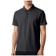 thumbnail image 2 of Blusa y camisa de manga corta con cuello vuelto para hombre, color liso, informal, holgada, a la moda, de seda helada, sin costuras, transpirable, elástica, con botones, de cedro, blusa de manga corta, 2 of 6