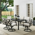thumbnail image 2 of Afuera Living 7-Piece Metal/Polyester Outdoor Dining Set in Bronze/Oatmeal, 2 of 18