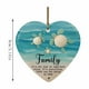 thumbnail image 3 of Aooww Sea Glass Thank You Keepsake, 2025 Snowflake Sea Glass Friendship Ornaments, Winter Christmas Hanging Decorations Indoor, Xmas Gift for Best Friends, Meaningful Friendship Tokens, K, 3 of 6