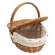 thumbnail image 4 of ¡Precio rebajado! Cesta de picnic de mimbre con tapa y asa, cuerpo tejido resistente con cesta lavable por un período limitado, 4 of 4