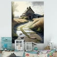 thumbnail image 2 of Designart Picturesque Winding Path And Barn V Canvas Wall Art, 2 of 5