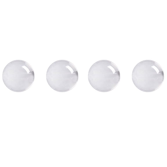 4X Transparent Color Glass Crystal Healing Sphere Photography Props Decor 40Mm
