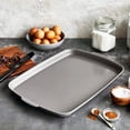 thumbnail image 2 of Open Box GreenPan Premiere Ovenware Healthy Ceramic Nonstick 18" x 13" Rectangular Baking Pan, Cast Aluminum, Warp-Free, Oven and Broiler safe to 600F,Dishwasher Safe, PFAS-Free, Gray, 2 of 9