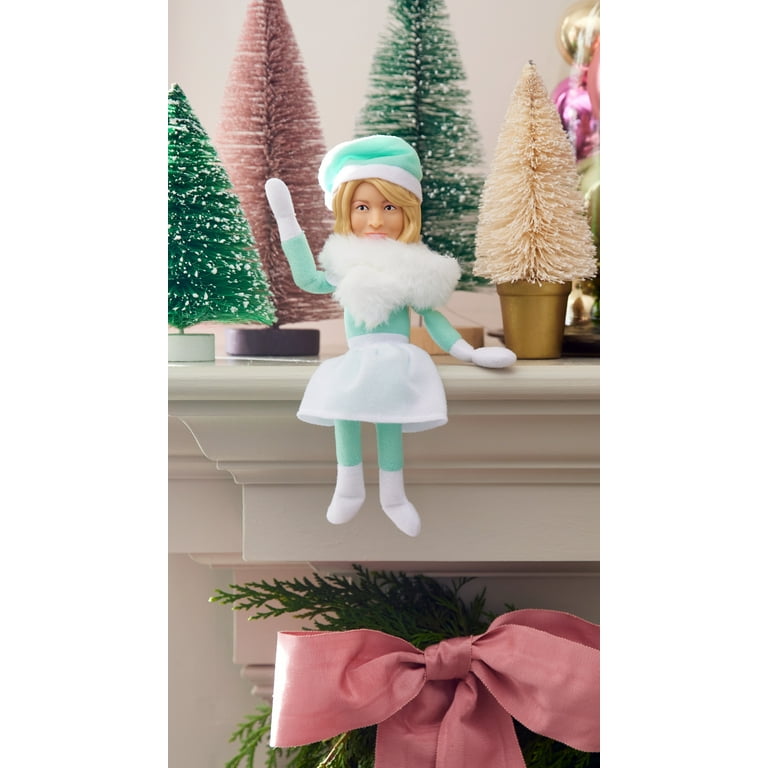 Martha Stewart Martha on The Mantle Christmas Green Plush Figurine