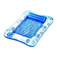 thumbnail image 1 of Lipstore Inflatable Float Bed Multipurpose Pool Lounger Raft for Holiday Party Summer Blue, 1 of 8