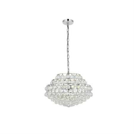 

Elegant Lighting Savannah 20 inch pendant in chrome
