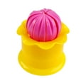 thumbnail image 3 of Cateissary Molde de bollo relleno antiadherente molde de pastel reutilizable hecho en casa fabricante de alimentos al vapor panadería Cocina y Comedor Amarillo Grande, 3 of 6