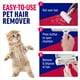 thumbnail image 3 of Removedor de pelo para mascotas - Removedor de pelo reutilizable para gatos y perros para muebles, sofás, alfombras, asientos de automóviles y ropa de cama - Rodillo de pelusas multisuperficie, ecoló JAMW Sencillez, 3 of 5
