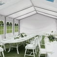 thumbnail image 3 of Aoodor 20 x 20 ft. Marquee Party Tent with Church Window Sidewalls ,Waterproof Pavillion Tent ,Outdoor Event Tent,Wedding Party Tent - White, 3 of 10