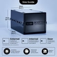 thumbnail image 4 of Caja de seguridad Lockabox One Premium 10L con cerradura de combinación, 4 of 9