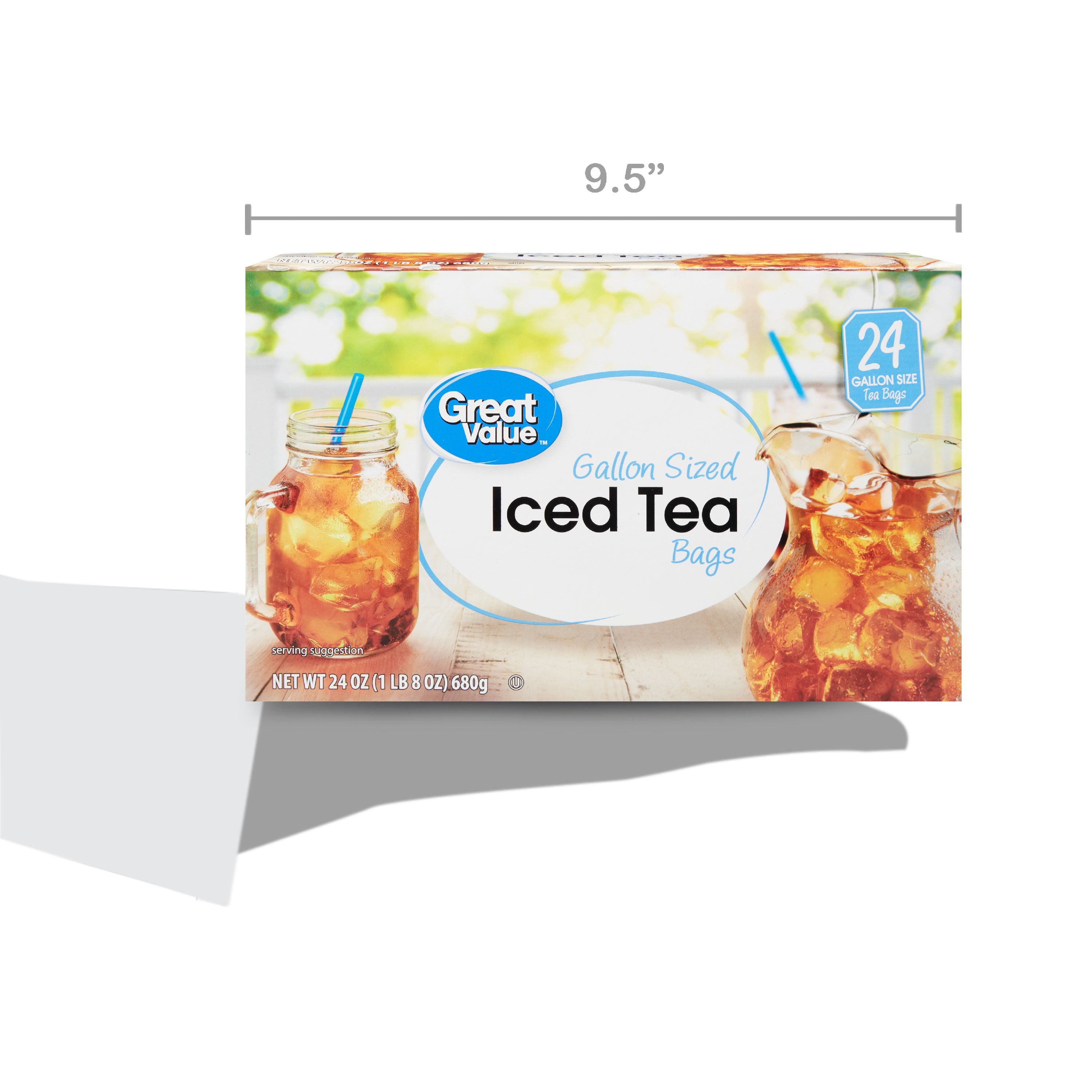 Great Value Iced Tea Bags Gallon Sized 24 Oz Count