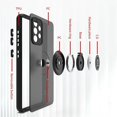 thumbnail image 5 of Funda magnética a prueba de golpes para Samsung Galaxy A52S, A52, A53, A12, A23, S20, S21, FE, S22 Ultra, Note 20, S10E, S10, S9 Plus, soporte de anillo, 5 of 5