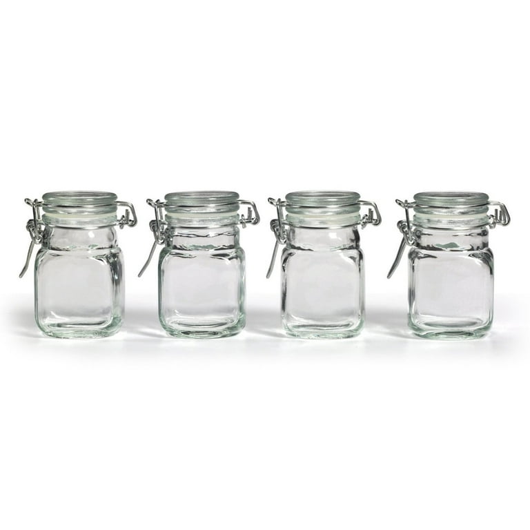 Glass Spice Jar with Hinge, 3 oz – Onekea Bros. General Store