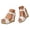 Beige, variant on Dakaela Women's Platform Wedge Sandals Open Toe Ankle Strap Summer Dressy Shoes Cork Slip on Wedding Party Dressy High Heeled Sandal Size 6-10 Beige