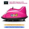 thumbnail image 7 of 12V Kids Bumper Car for Toddler w/ Remote Control 2 Speeds, Electric Baby Bumper Car Ride on Toys 360 Spin, 1.6 MPH Max, 7 of 7