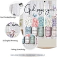 thumbnail image 5 of Farmhouse Floral Inspirational Bible Curtains, Flower Window Curtains 42x63 Inch for Bedroom Living Room Decor, Mason Jar Christian Drapes Treatment Draperies Fabric Rod Pocket (2 Panels, 5 of 6