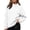 White, variant on Edvintorg Sweatshirts for Women Loose Sweat Shirts Casual Pullover Sweatshirt Long Sleeve Women Clothing S-2XL Gray