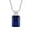 9-sapphire-Sept, variant on Princess/Emerald Cut Birthstone May Emerald Pendant Necklace for Women 925 Sterling Silver Birthday Anniversary Jewelry Gifts