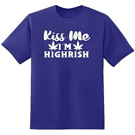 RedBarn Kiss Me Novelty Sarcastic Funny Mens Graphic T Shirts