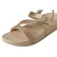 thumbnail image 4 of Sandalia FitFlop Skinny II Glitterdust con Correa en Z Platino Talla 10 Mediana, 4 of 7